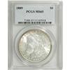 Image 1 : 1889 $1 MS65 PCGS. PCGS Population (1276/144). NGC