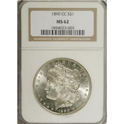 1890-CC $1 MS62 NGC. NGC Census: (822/1890). PCGS