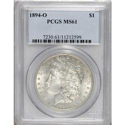 1894-O $1 MS61 PCGS. PCGS Population (134/760). NG