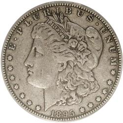 1895-O $1 VF35 PCGS. PCGS Population (120/2021). NGC C