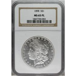 1898 $1 MS65 Prooflike NGC. NGC Census: (67/7). PCGS P