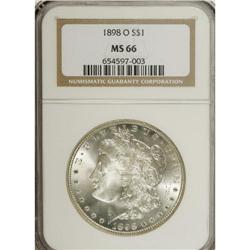 1898-O $1 MS66 NGC. NGC Census: (1468/117). PCGS P