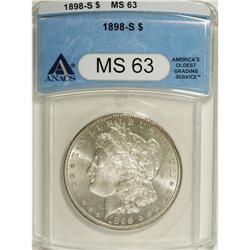 1898-S $1 MS63 ANACS. NGC Census: (415/614). PCGS
