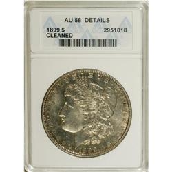 1899 $1 --Cleaned--ANACS. AU58 Details. NGC Census: