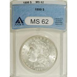 1899 $1 MS62 ANACS. NGC Census: (521/4342). PCGS P