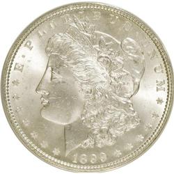 1899 $1 MS64 ANACS. NGC Census: (2175/552). PCGS Popul