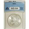 Image 3 : 1899 $1 MS64 ANACS. NGC Census: (2175/552). PCGS Popul