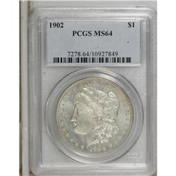 1902 $1 MS64 PCGS. PCGS Population (1859/1407). NG