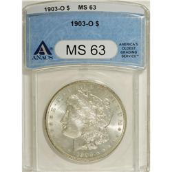 1903-O $1 MS63 ANACS. NGC Census: (879/3147). PCGS