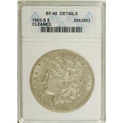 1903-S $1 --Cleaned--ANACS. XF45 Details. NGC Censu