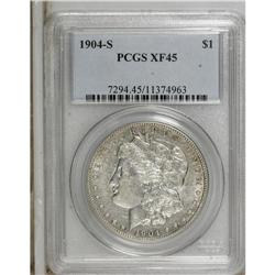 1904-S $1 XF45 PCGS. PCGS Population (132/1265). N