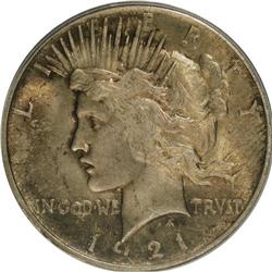 1921 $1 MS62 PCGS. PCGS Population (1394/6695). NGC Ce