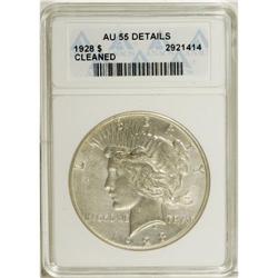 1928 $1 --Cleaned--ANACS. AU55 Details. NGC Census: