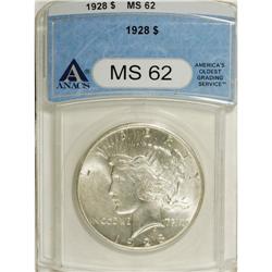 1928 $1 MS62 ANACS. NGC Census: (775/1887). PCGS P