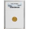 1853 G$1 --Cleaned--ANACS. AU50 Details. NGC Census