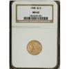 Image 1 : 1908 $2 1/2 MS62 NGC. NGC Census: (1835/2350). PCG