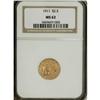 Image 1 : 1911 $2 1/2 MS62 NGC. NGC Census: (2664/2121). PCG