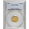 Image 1 : 1915 $2 1/2 MS62 PCGS. PCGS Population (1072/1412)