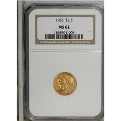 1926 $2 1/2 MS62 NGC. NGC Census: (3849/5825). PCG