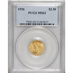1926 $2 1/2 MS62 PCGS. PCGS Population (2370/4823)