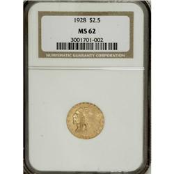 1928 $2 1/2 MS62 NGC. NGC Census: (3685/5073). PCG