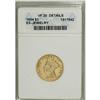 1854 $3 --Ex-Jewelry--ANACS. VF20 Details. NGC Cens