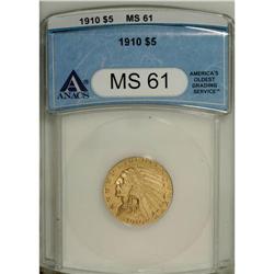 1910 $5 MS61 ANACS. NGC Census: (848/1420). PCGS P