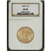 1898 $10 AU58 NGC. NGC Census: (99/2241). PCGS Pop