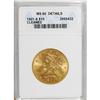 1901-S $10 --Cleaned--ANACS. MS60 Details. NGC Cens