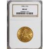 1906 $10 MS62 NGC. NGC Census: (319/94). PCGS Popu
