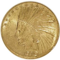 1910 $10 MS61 NGC. NGC Census: (771/1995). PCGS Popula