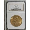 Image 3 : 1879 $20 MS61 NGC. NGC Census: (81/27). PCGS Populatio