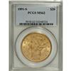 1891-S $20 MS62 PCGS. PCGS Population (1373/651).