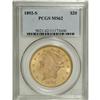 1892-S $20 MS62 PCGS. PCGS Population (955/509). N