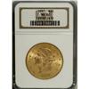 Image 1 : 1897 $20 MS60 NGC. NGC Census: (555/11692). PCGS P