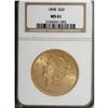 Image 1 : 1898 $20 MS61 NGC. NGC Census: (381/670). PCGS Pop