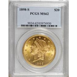 1898-S $20 MS62 PCGS. PCGS Population (4713/3318).