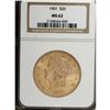 Image 1 : 1901 $20 MS62 NGC. NGC Census: (519/2279). PCGS Po