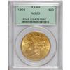 Image 1 : 1904 $20 MS63 PCGS. PCGS Population (42656/25814).