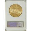 Image 2 : 1924 $20 MS62 NGC. NGC Census: (36391/187829). PCG