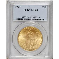1924 $20 MS64 PCGS. PCGS Population (53201/31410).