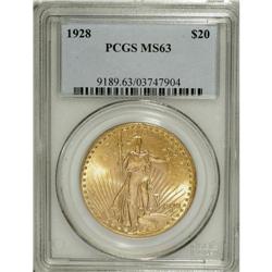 1928 $20 MS63 PCGS. PCGS Population (10167/16969).