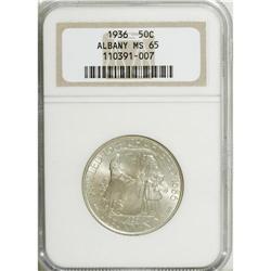 1936 50C Albany MS65 NGC. NGC Census: (1027/581).