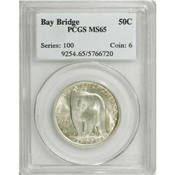1936-S 50C Bay Bridge MS65 PCGS. PCGS Population (
