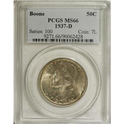 1937-D 50C Boone MS66 PCGS. PCGS Population (139/4