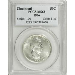 1936 50C Cincinnati MS63 PCGS. PCGS Population (21