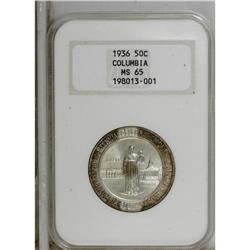 1936 50C Columbia MS65 NGC. NGC Census: (529/517).