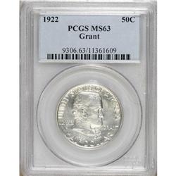 1922 50C Grant no Star MS63 PCGS. PCGS Population
