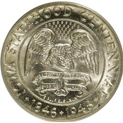 1946 50C Iowa MS66 PCGS. PCGS Population (2175/673). N