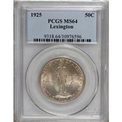 1925 50C Lexington MS64 PCGS. PCGS Population (155